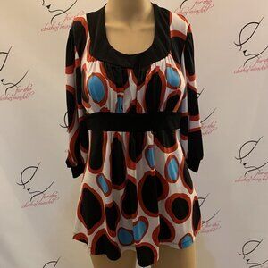See You In Miami. Size S-M. USA. Pullover 3/4 Sleeve Tunic. Jersey. B65.